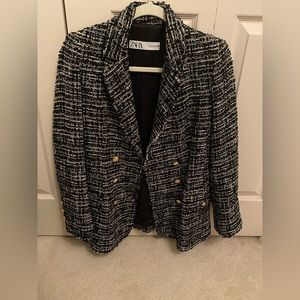 Zara tweed blazer